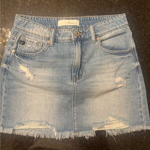 KanCan Blue Denim Skirt